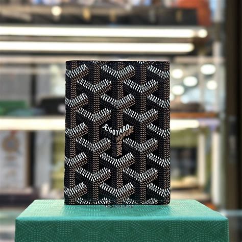 passport holder goyard price|Goyard saint marc card holder.